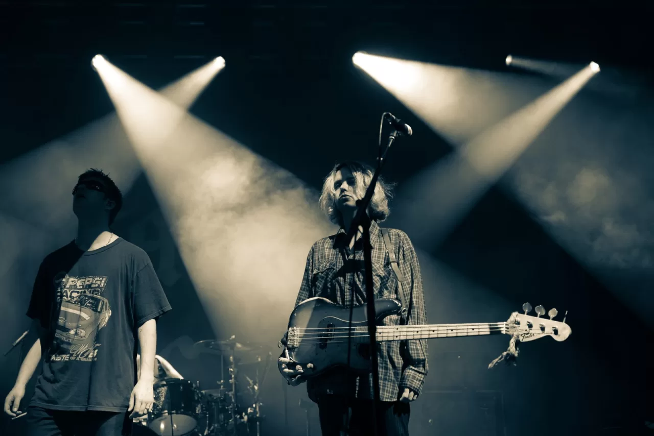 Fontaines D.C. musicians performing at Laneway Festival in Sydney in 2023